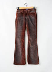 Pantalon droit marron REPLAY pour femme seconde vue