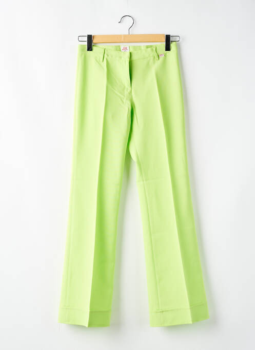 Pantalon droit vert MISS SIXTY pour femme