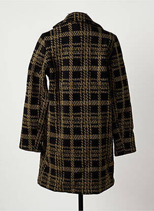 Manteau long coupe cintrée sans capuche vert LA FÉE ATELIER BY LA FÉE MARABOUTÉE femme