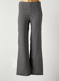 Pantalon flare stretch taille haute noir LA FEE MARABOUTEE femme