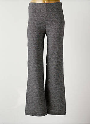Pantalon flare stretch taille haute noir LA FEE MARABOUTEE femme