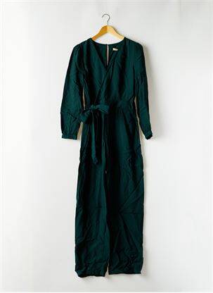 Combi-pantalon poches manches longues vert LA FÉE ATELIER BY LA FÉE MARABOUTÉE femme