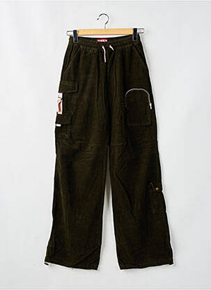 Pantalon cargo taille haute taille haute vert KILLAH femme