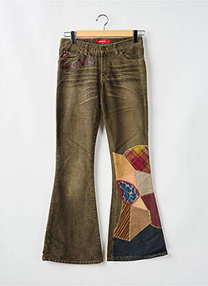 Pantalon flare stretch taille normale marron MISS SIXTY femme