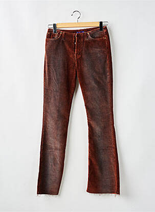 Pantalon flare stretch taille basse orange REPLAY femme