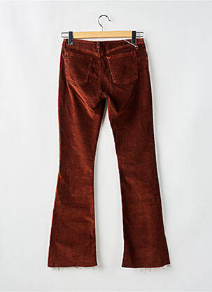 Pantalon flare stretch taille basse orange REPLAY femme