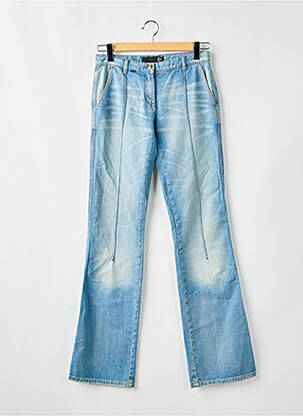 Jeans bootcut stretch taille basse bleu JUST CAVALLI femme