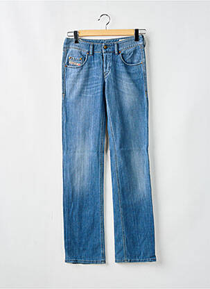 Jeans coupe droite stretch taille basse bleu DIESEL femme