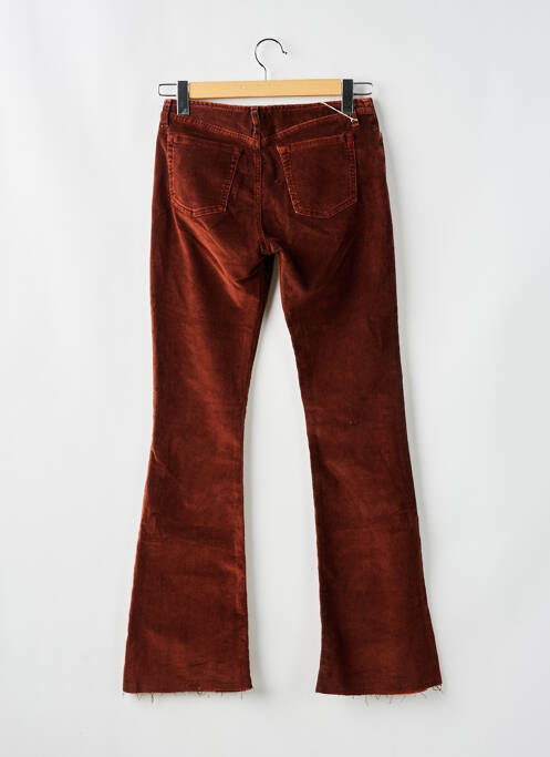 Pantalon flare stretch taille basse orange REPLAY femme