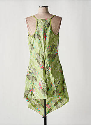 Robe mi-longue coupe fluide sans manche vert DIESEL femme