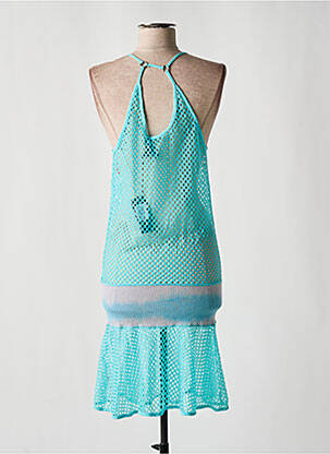 Robe mi-longue imprimé fantaisie sans manche bleu DIESEL femme