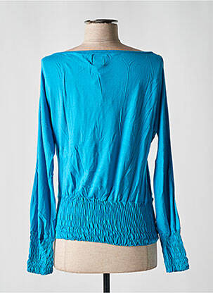 Top stretch manches longues bleu MISS SIXTY femme
