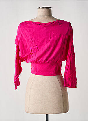 Top stretch manches longues rose MISS SIXTY femme
