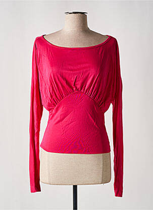 Top stretch manches longues rose MISS SIXTY femme