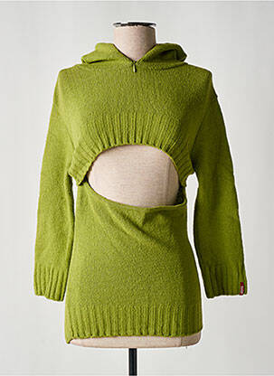 Pull coupe cintrée manches longues vert MISS SIXTY femme