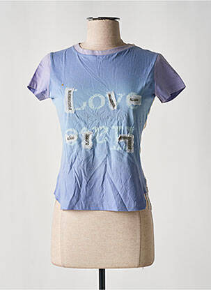 Top manches courtes manches courtes bleu WE ARE REPLAY femme