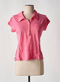 Polo coupe droite manches courtes rose MISS SIXTY femme
