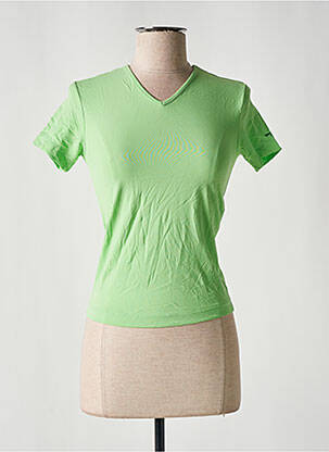 T-shirt col v manches courtes vert MISS SIXTY femme