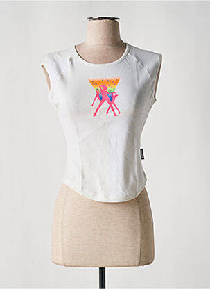 Top stretch manches courtes beige KILLAH femme
