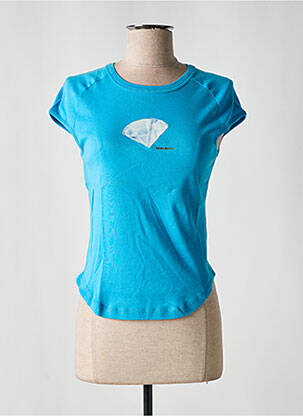 Top stretch manches courtes bleu MISS SIXTY femme