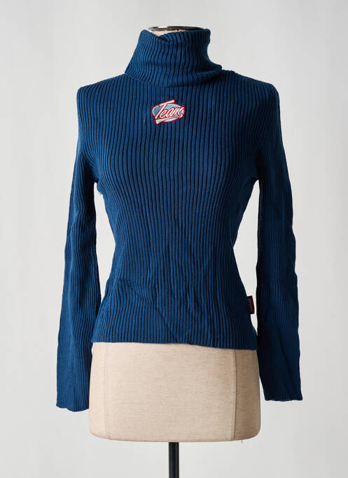 Pull col roulé bleu KILLAH pour femme