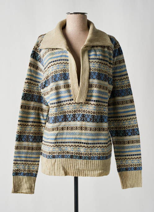 Pull col v manches longues bleu DIESEL femme