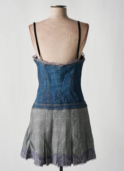 Robe courte bleu DOLCE & GABBANA pour femme