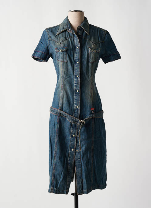 Robe mi-longue bleu MISS SIXTY pour femme