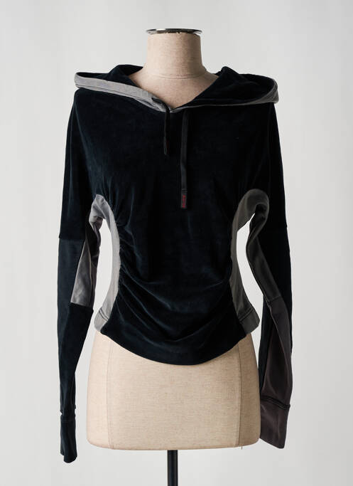 Sweat-shirt à capuche noir MISS SIXTY pour femme