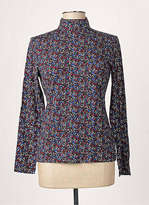 T-shirt manches longues manches longues bleu LA FEE MARABOUTEE femme
