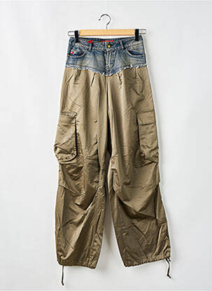 Pantalon cargo coupe droite bleu MISS SIXTY femme