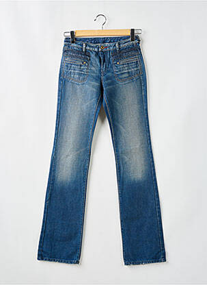 Jeans coupe droite poches bleu DIESEL femme