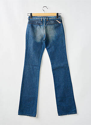 Jeans coupe droite poches bleu DIESEL femme