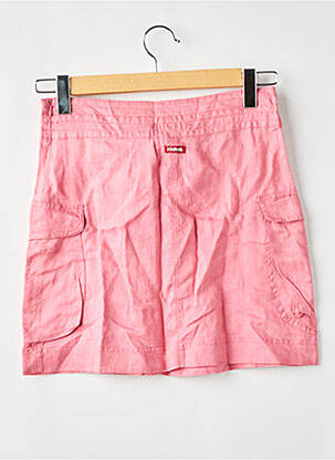 Jupe courte coupe droite rose KILLAH femme