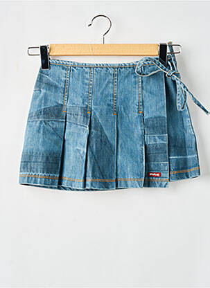 Jupe courte coupe droite bleu MISS SIXTY femme