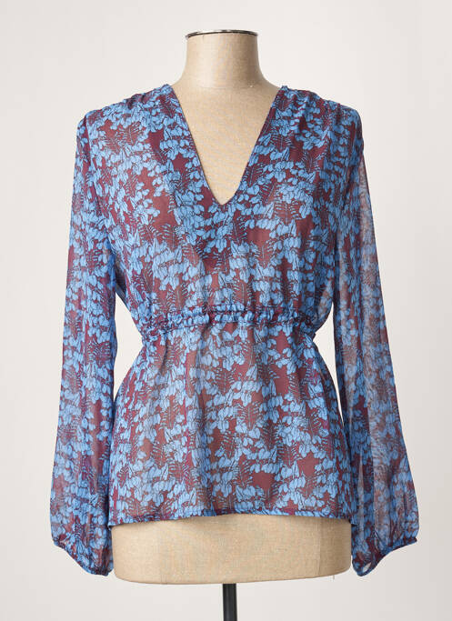 Blouse bleu LA FEE MARABOUTEE pour femme