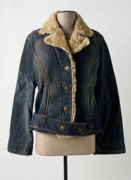 Veste casual col tailleur bleu MISS SIXTY femme