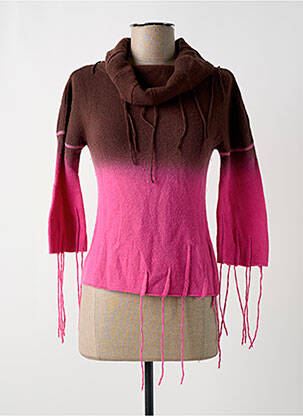 Pull maille fine manches 3/4 marron DIESEL femme