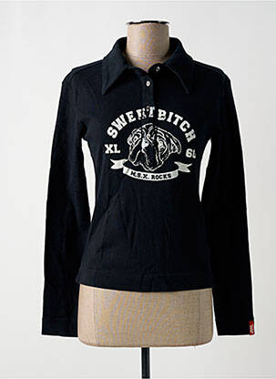 Polo manches longues manches longues noir MISS SIXTY femme