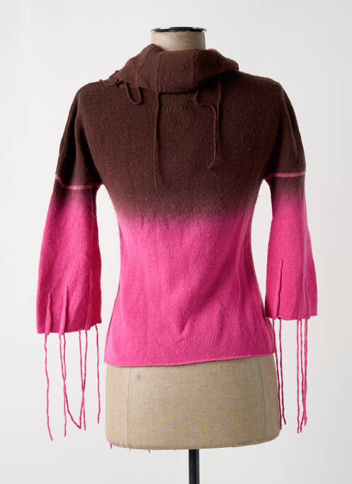 Pull maille fine manches 3/4 marron DIESEL femme