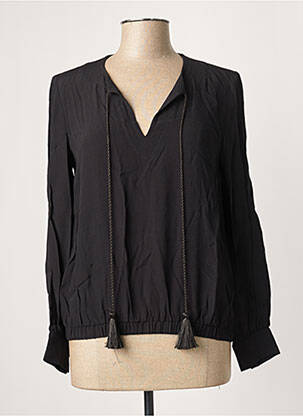 Blouse manches longues manches longues noir LA FEE MARABOUTEE femme