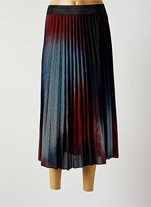 Jupe longue tissage crêpe noir LA FEE MARABOUTEE femme