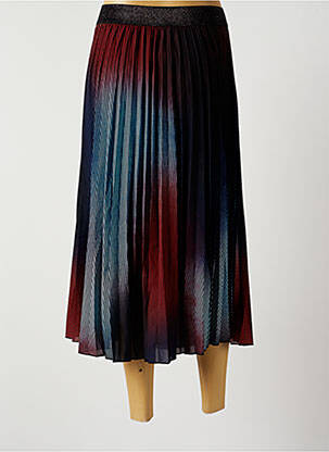 Jupe longue tissage crêpe noir LA FEE MARABOUTEE femme