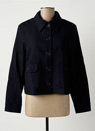 Veste casual epaulette bleu LA FÉE ATELIER BY LA FÉE MARABOUTÉE femme