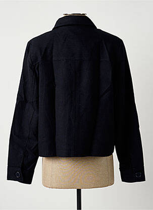 Veste casual epaulette bleu LA FÉE ATELIER BY LA FÉE MARABOUTÉE femme