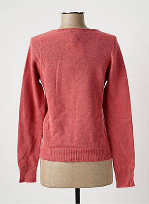 Gilet manches longues resserrée sur le bas rose LA FEE MARABOUTEE femme