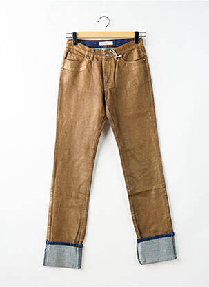 Jeans coupe slim stretch taille normale or MISS SIXTY femme
