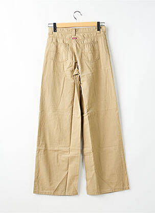 Pantalon flare taille haute taille haute beige KILLAH femme