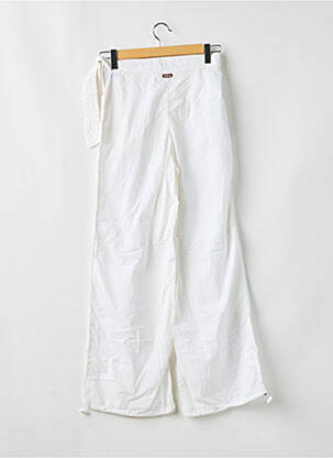 Pantalon flare taille normale taille normale blanc KILLAH femme