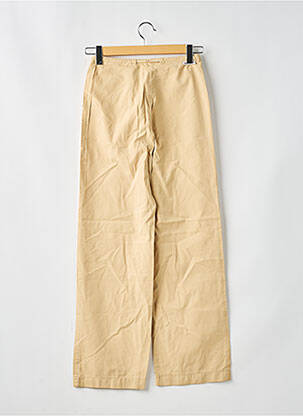 Pantalon droit tissage popeline taille haute beige MISS SIXTY femme